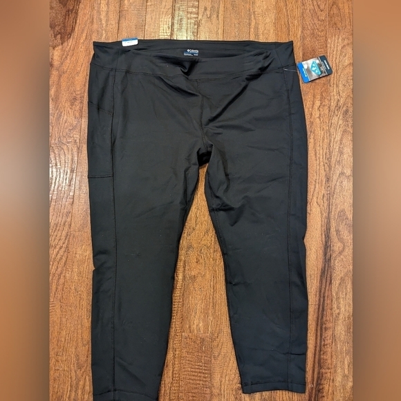 COLUMBIA performance Woman's black active Leggings, Size 2x or 3x, - Picture 6 of 13